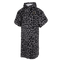 Mystic - Velor Poncho AOP - Black